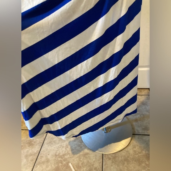 Dana Buchman Striped Maxi Dress - Women's Size 16 - Picture 6 of 9